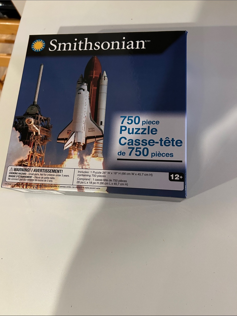 Smithsonian 750-Piece Space Shuttle Puzzle - Blue
